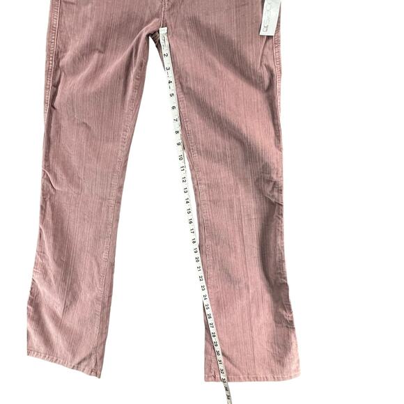 Joes Jeans The Lover Corduroy Pants Womens 25 Mauve Pink Flare Low Rise Boho Y2K - Picture 9 of 16